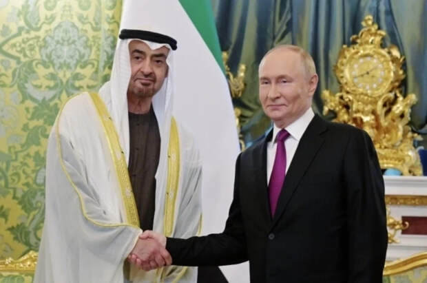 Путин проведет переговоры с президентом ОАЭ