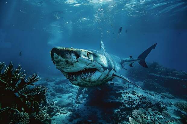 Гигантскую доисторическую акулу обнаружили в Средиземном море недалеко от популярного курорта Алтея в Испании