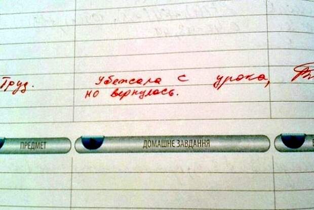 Прикольные замечания учителей из школьных тетрадей и дневников Прикольные замечания учителей из школьных тетрадей и дневников
