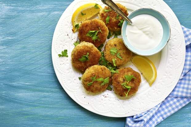 Fish croquettes.