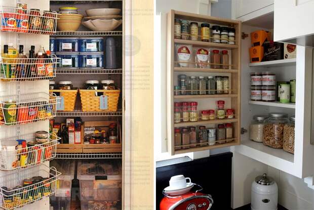 10 идей, как изящно и просто организовать пространство на маленькой кухне