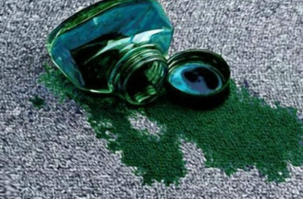 Как удалить зелёнку и йод с одежды...