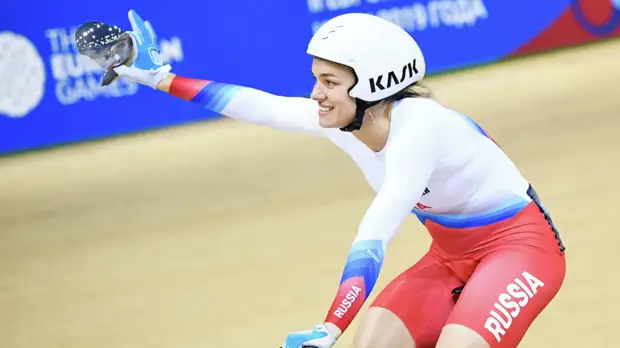 Войнова завоевала золото в спринте на ЧЕ по велотреку