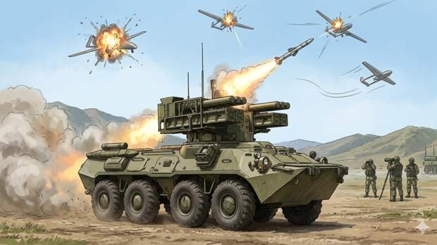 «Калашников» начал испытания новейшего ЗРК «Крона» для защиты от дронов