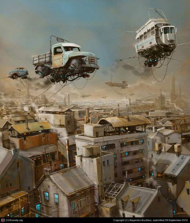 авто, художник, Alejandro Burdisio