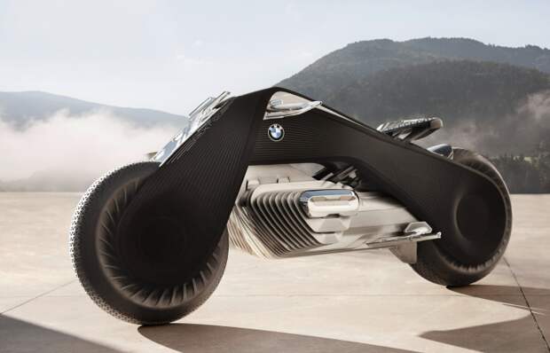 BMW Motorrad Vision Next 100 - стремительный концепт мотоцикла будущего.