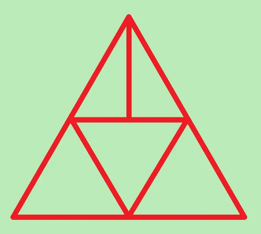 Из 9 треугольников 1. Треугольник. Треугольник картинка. Много треугольников в треугольнике. Треугольник с треугольниками внутри.