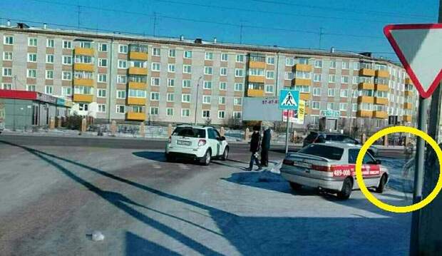 На улице Улан-Удэ сфотографировали призрак?