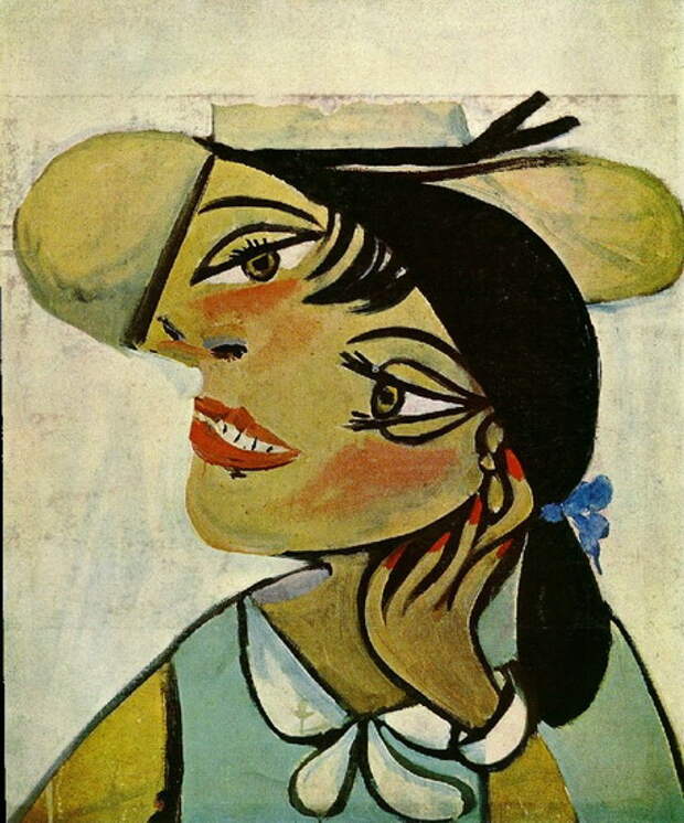 Пабло Пикассо. Портрет женщины с горностаевым воротником (Ольга). 1923 год