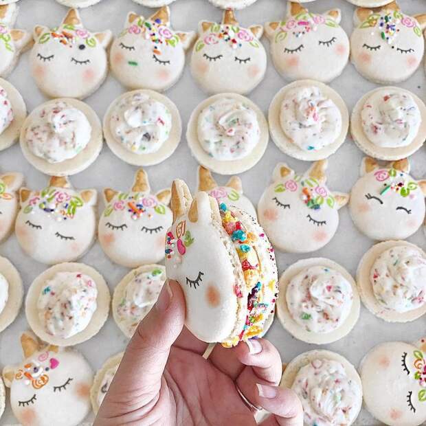 Unicorn Macarons