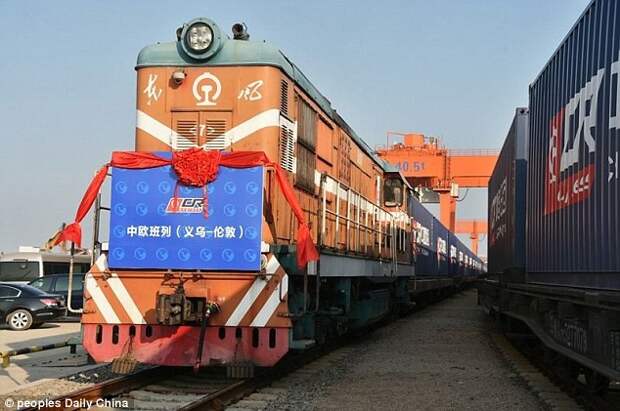 Новый шёлковый путь: Китай отправил первый грузовой поезд в Великобританию грузоперевозки, железная  дорога, китай