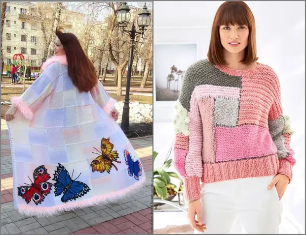 Вязаный пэчворк. Подборка шикарных работ - Сам себе мастер ...