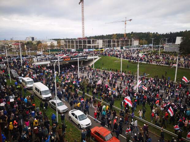 Протесты в Минске. 18.10.2020