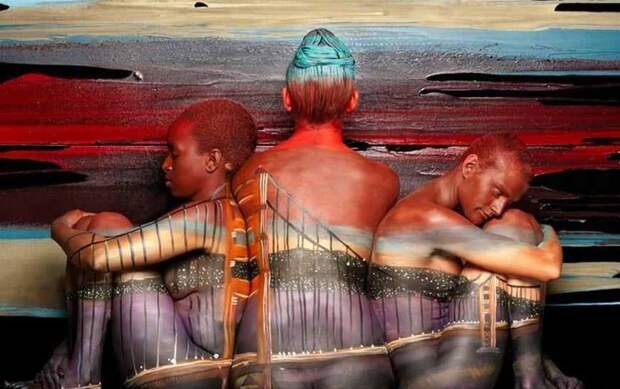 Body art art, body