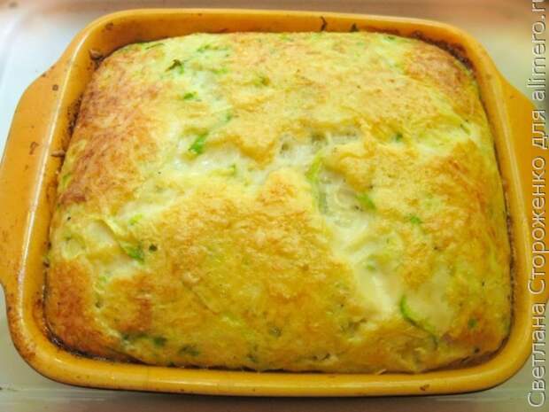 Вкусный омлет с кабачками Вкусный омлет с кабачками