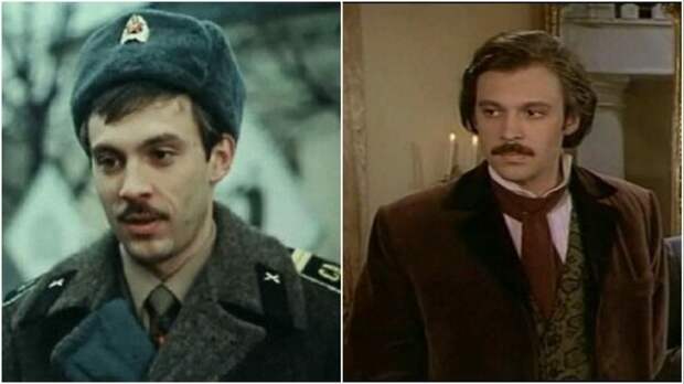 Сергей Чонишвили в фильмах «Дезертир» (1990) и «Петербургские тайны» (1995)