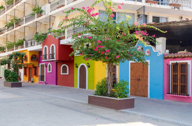 Puerto Vallarta, Mexico архитектура, пейзаж, разноцветные города, юмор