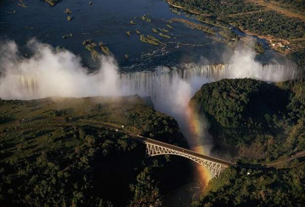 Водопад Виктория в Замбии national geographic, неопубликованное, фото