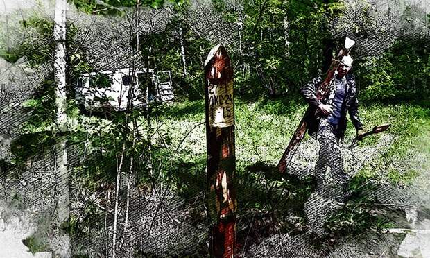В Орловской области в лесах устанавливают столбы с шифром