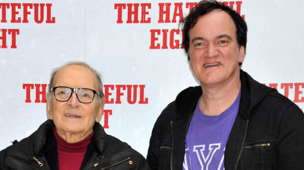 Ennio Morricone and Quentin Tarantino'The Hateful Eight' film photocall, Rome, Italy - 28 Jan 2016