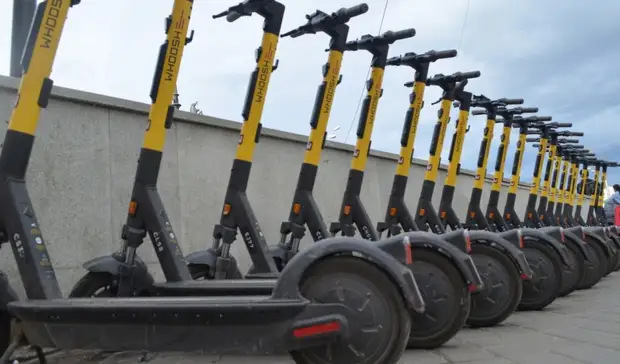 В Казани утвердили схему размещения электросамокатов