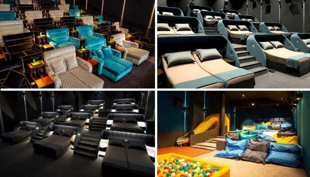 В Швейцарии открыли кинотеатр с кроватями для зрителей