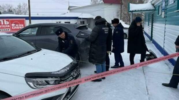 Место убийства главы Завьяловского района / Фото: пресс-служба СУ СК РФ по Алтайскому краю 
