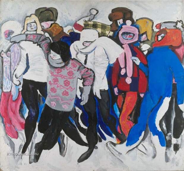 Цейтлин Наум Иосифович (1909-1997) «Каток» 1967 Цейтлин Наум Иосифович (1909-1997) «Каток» 1967