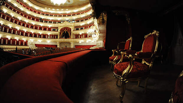 Интерьер Большого театра в Москве. Архивное фото