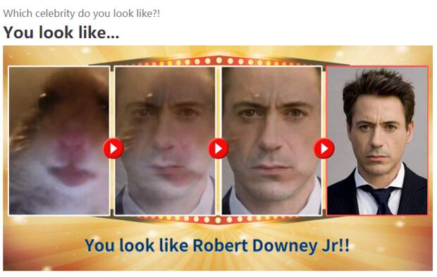 Which Celebrity Do You Look Like - korean test app became meme