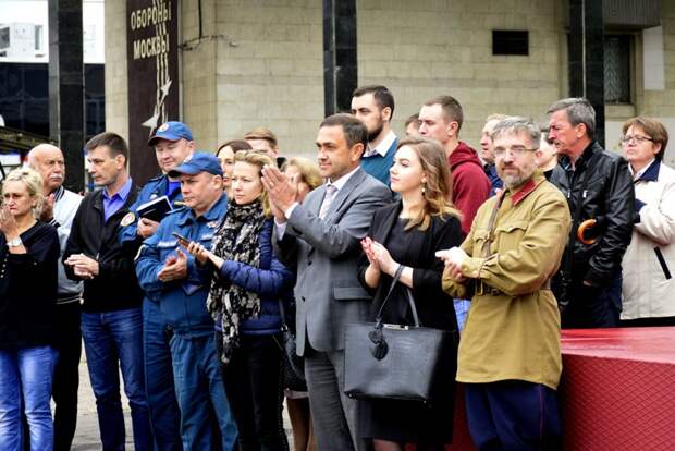 На мероприятии в честь 82-летия местной противовоздушной обороны Москвы. Фото: Департамента ГОЧСиПБ г.Москвы