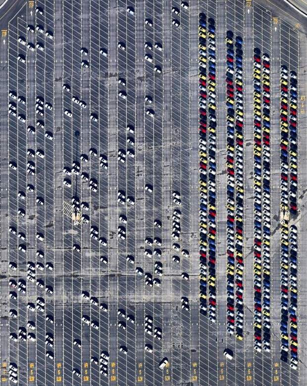 Автомобильный терминал в Ричмонде, США вид сверху, изменения, планета, последствия, фото, человек