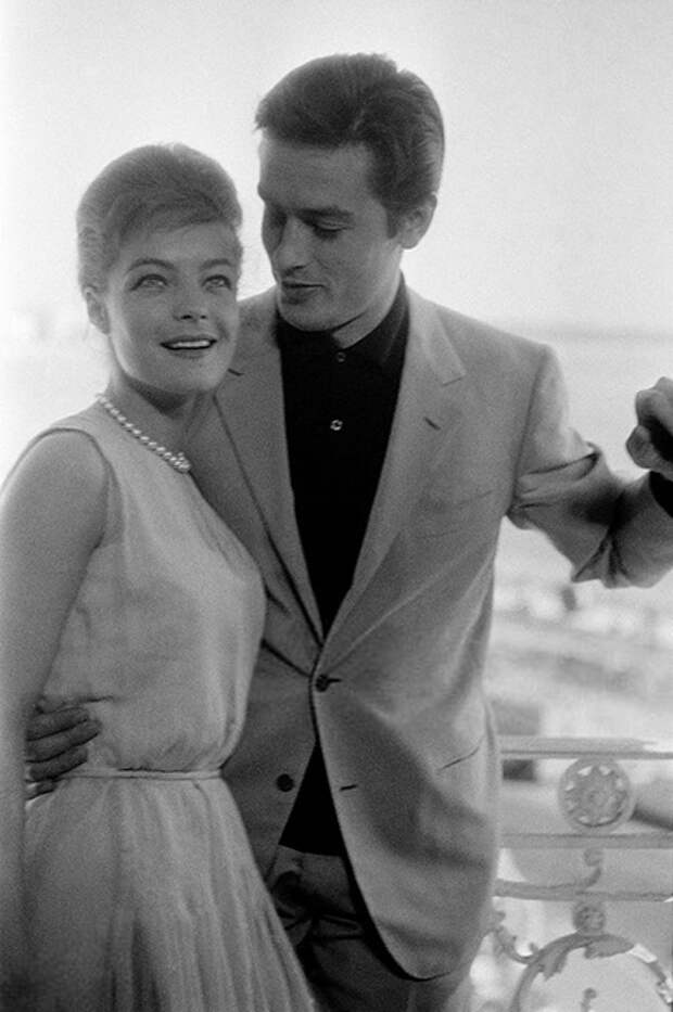 Роми Шнайдер и Ален Делон, 1962 год