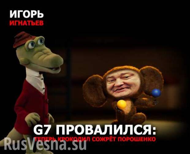 G7 провален, теперь Порошенко сожрёт «крокодил», — мнение | Русская весна
