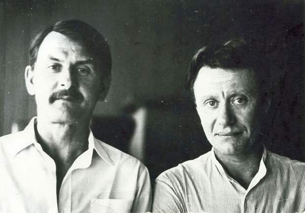 Андрей Миронов и Александр Ольбик. 1983 год, Юрмала