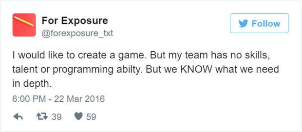 For Exposure