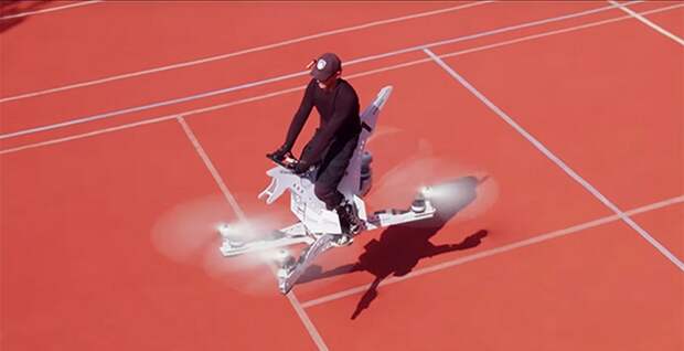 В России разработали первый летающий мотоцикл Hoversurf Scorpion 1 + видео
