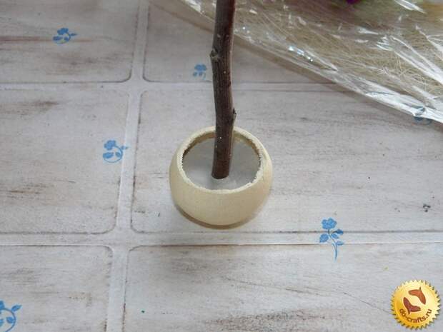 Дерево из сизаля 2