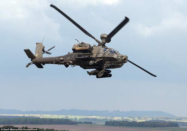 The Apache AH-64 attack helicopter is a highly effective tank killer and can provide close air support for ground troops 