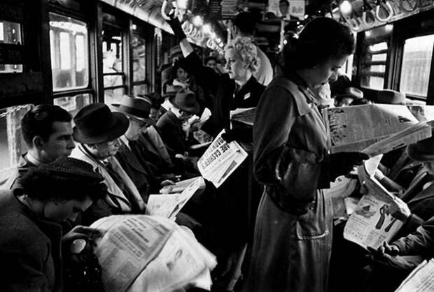 Пассажиры в метро, 1946 life, Стэнли Кубрик, звезды, знаменитости, режиссеры, фотограф, фотографии, юность гения