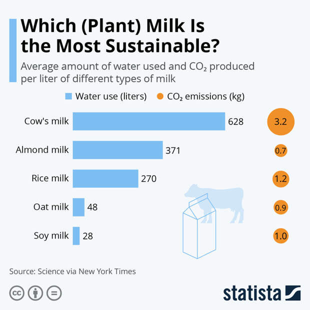 Фото №4 - Растительное молоко: дань моде или экологичная замена привычному продукту