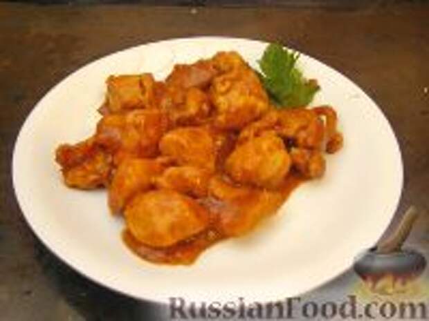 Фото к рецепту: Гуляш из кролика