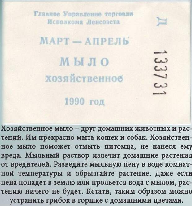 К слову о пресловутом хозяйственном мыле К слову о пресловутом хозяйственном мыле мыло, ссср, факты, хозяйственное