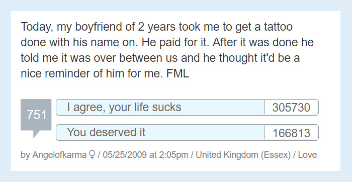 Worst Story Of My Life