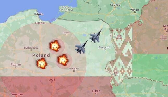 Победа только за Минском: в США наглядно показали сценарий войны Польши и Беларуси