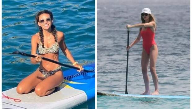 Девушки с веслом: знаменитости, которые увлекаются SUP-серфингом