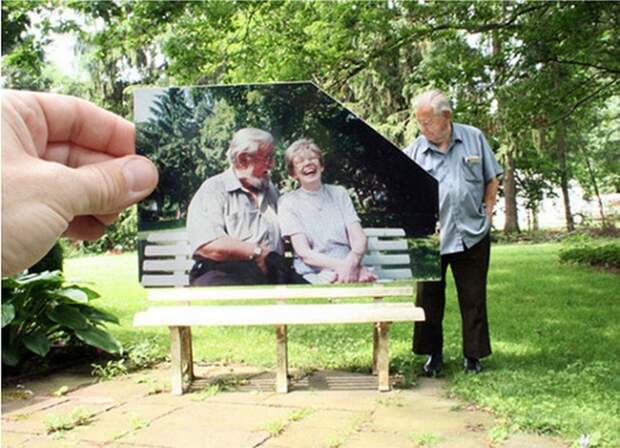 Муж пришел на ту скамейку,где сидел со своей покойной женой  история, факты