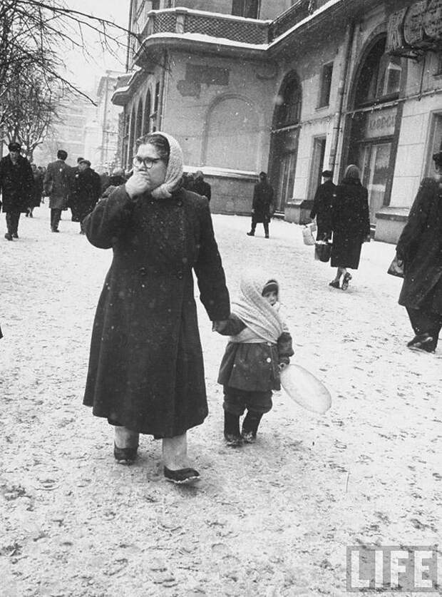 Какой была Москва в декабре 1959 года зима, москва