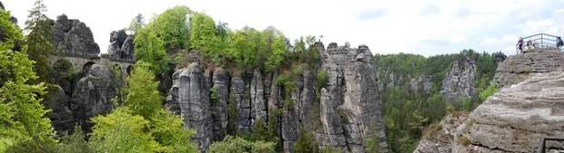 Бастай каменный бастион Саксонии Bastei08 Бастай каменный бастион Саксонии