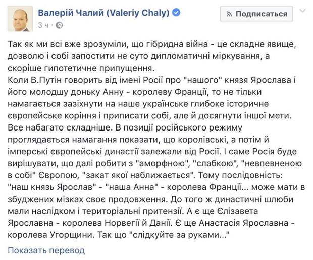 Валерий Чалый